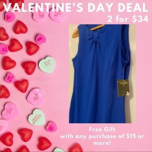 NWT!!💗🛍2/$34🛍💗 Taylor Flutter Hem Dress